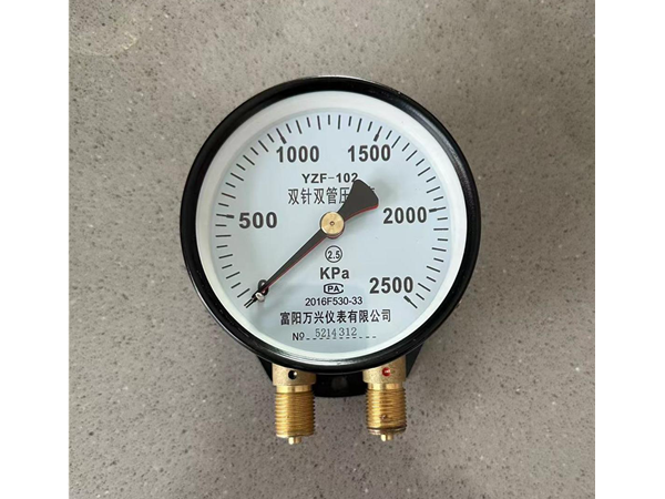 雙針壓力表指針顯示的是哪兩種壓力